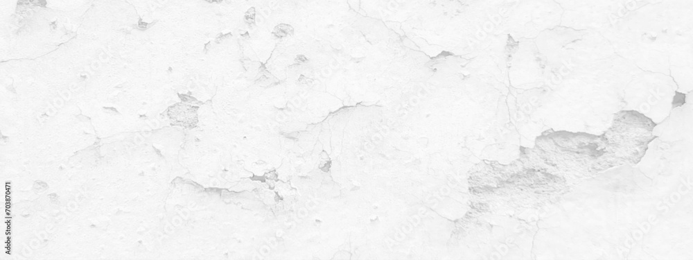 Crack concrete white wall or Cement wall background. Cracked concrete texture background Abstract concept. crack white wall texture, background and texture of white concrete wall.	