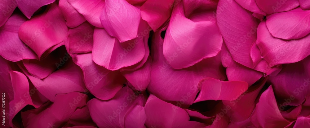 Viva Magenta colour flower petals background. Viva Magenta color petal texture