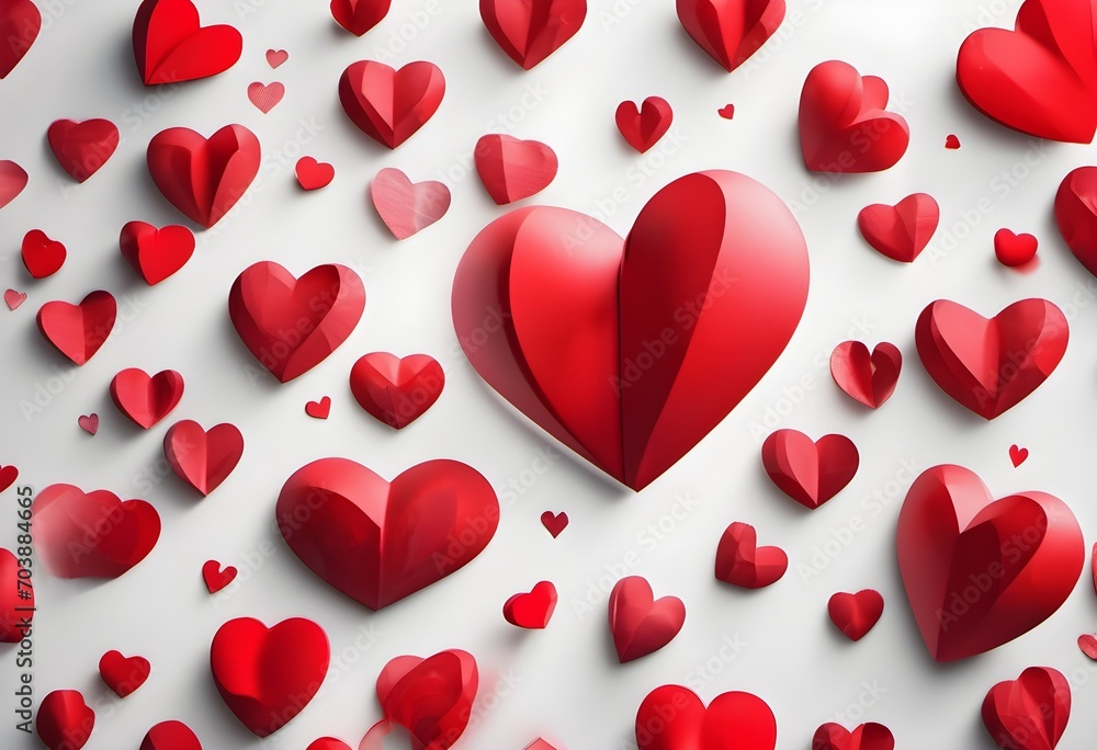 heart background, Valentine's day concept