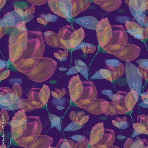 abstract floral background abstract floral patter flower pattern watercolor pattern pattern with beautiful plants for textiles or graphic prints  pattern with beautiful colors  pattern for fabric and 