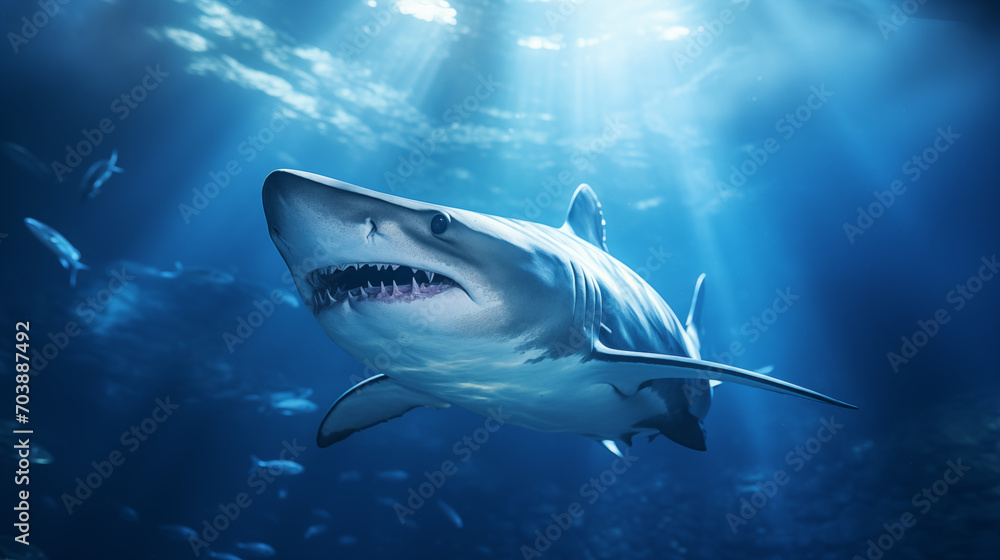 Shark under the ocean Shark under the ocean