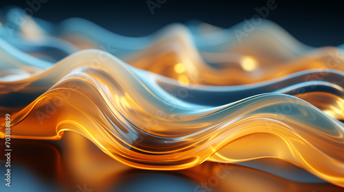abstract colorful glowing wavy perspective with fractals and curves background 16:9 widescreen wallpapers