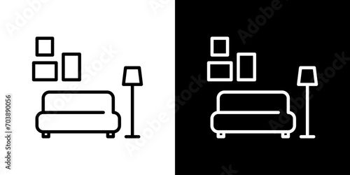 リビングルームのアイコン