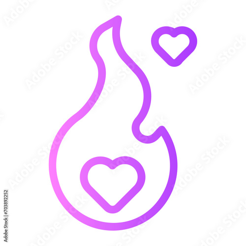 fire gradient icon