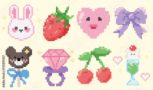  pixel art valentine's day