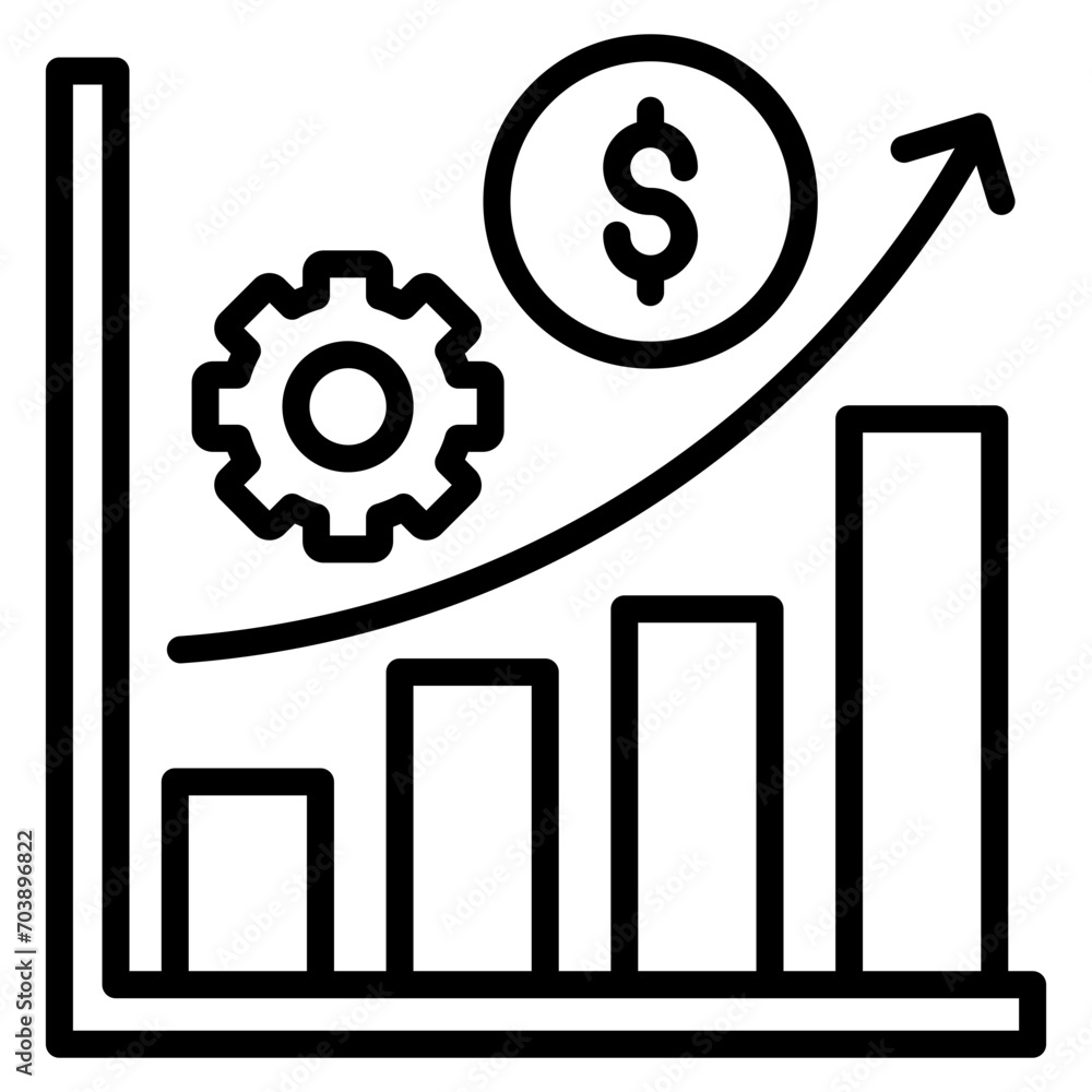 Success Chart Icon Element For Design Success Chart Icon Element For Design