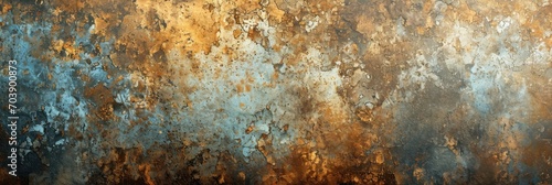 Grunge Background Texture in the Style Bronze and Steel - Amazing Grunge Wallpaper created with Generative AI Technology photo