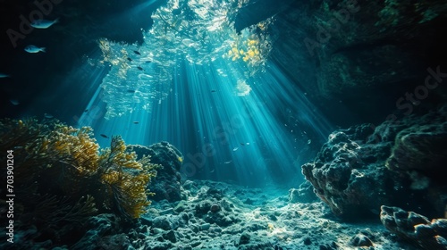 Descending into the depths of the ocean  a hidden underwater kingdom comes to life