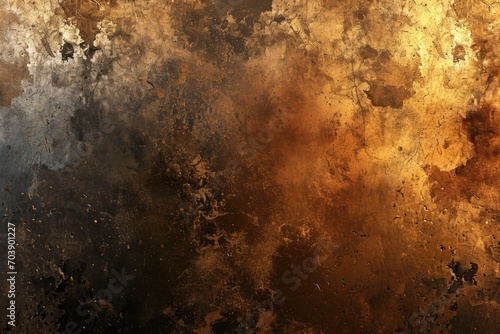 Grunge Background Texture in the Style Bronze and Steel - Amazing Grunge Wallpaper created with Generative AI Technology
