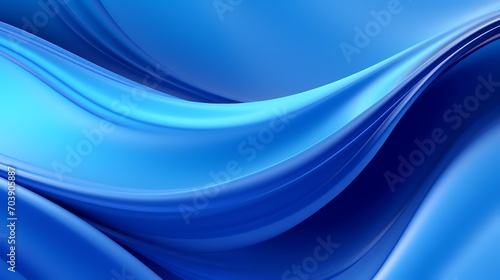 Abstract Blue Background - AI Generated