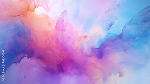 Abstract Colorful Watercolor Background for Graphic Design - AI Generated