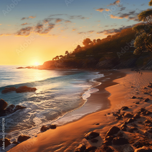 Beach sunset  © Mitchell