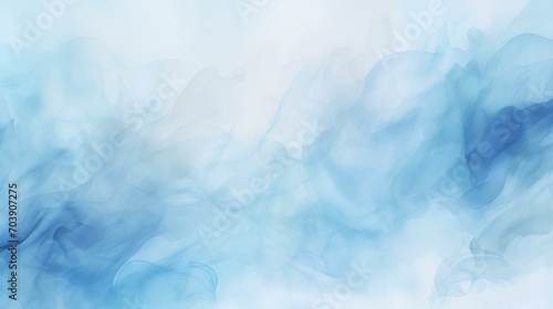 Abstract Light Blue Watercolor Background