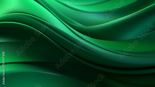 Abstract Organic Green Lines as Wallpaper Background