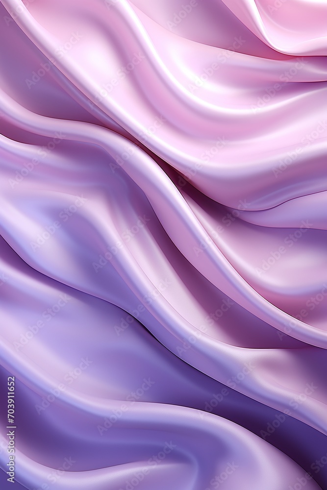 Purple silk fabric with gentle waves Purple silk fabric with gentle waves