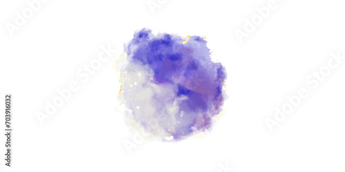 Abstract link watercolor on white background. Isolated on white background.