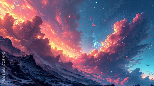 Space Sky Stars Galaxy Outer Background  Background Banner HD