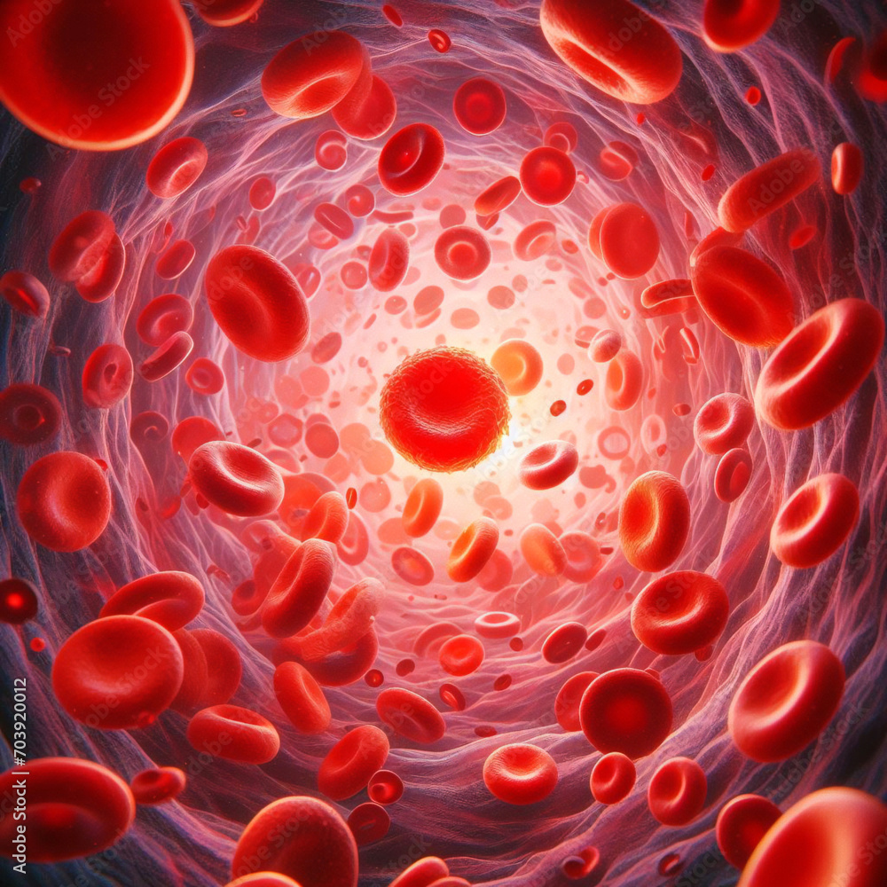 Red Blood Cells Circulating In The Blood Vessels Leukocytes Superior Red Blood Cells Circulating In The Blood Vessels Leukocytes Superior