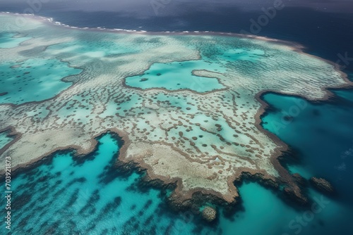 coral reef in the sea