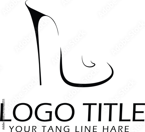 A fashion Sandal logo design