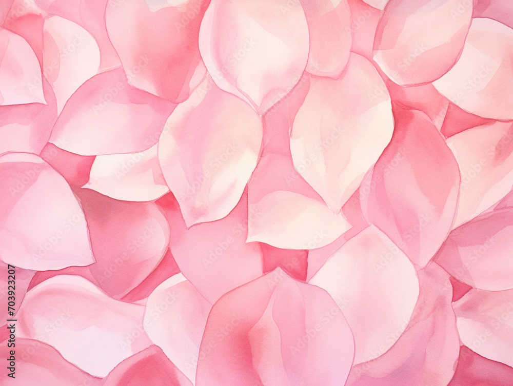 Soft Pink Rose Petals Texture
