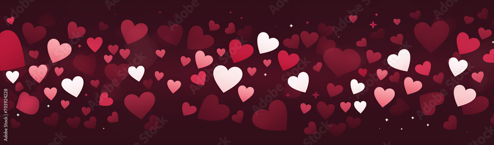 Hearts Background
