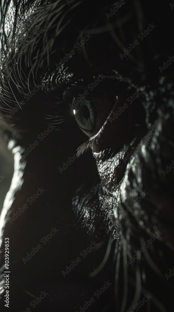 In the Shadows of the Night, An Enigmatic Close-Up Unveiling the Secrets of a Mysterious Soul In the Shadows of the Night, An Enigmatic Close-Up Unveiling the Secrets of a Mysterious Soul