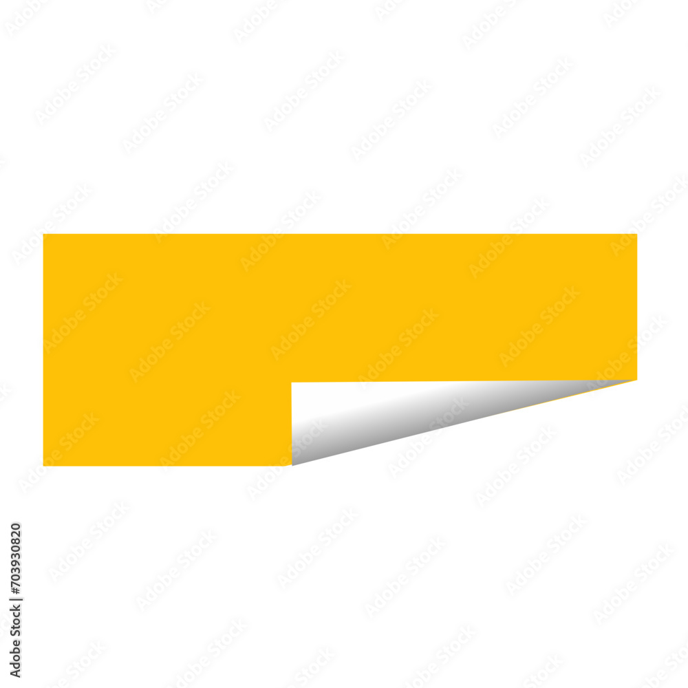 Yellow rolled paper Yellow rolled paper