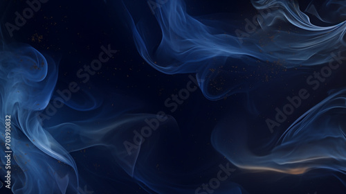 Navy blue smoky art abstract background