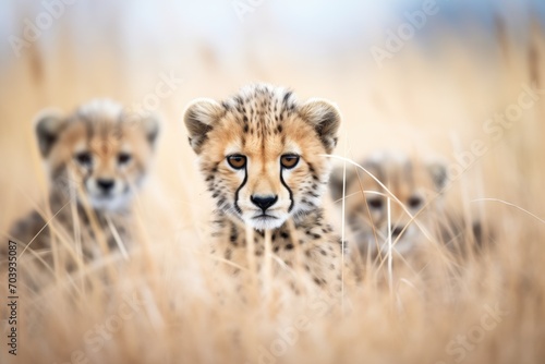 cheetahs intense gaze during hunt