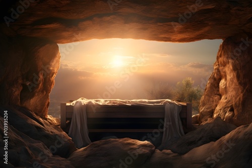 place when Jesus Christ resurrected photo