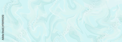 Winter frosty background. Marble blue background design.