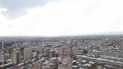Yerevan, Armenia, buildings, streets, parks, people, life, summer, holiday, city, aerial, sunny, beautiful, panoramic, capital city, Europe, Vacation, center, cascade, University, day, urban
