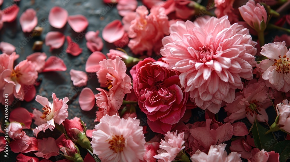 Spring background with pink flowers. Greeting card for Woman's day. Spring background with pink flowers. Greeting card for Woman's day.
