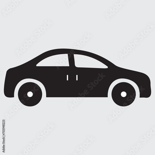 Car icon. vector photo