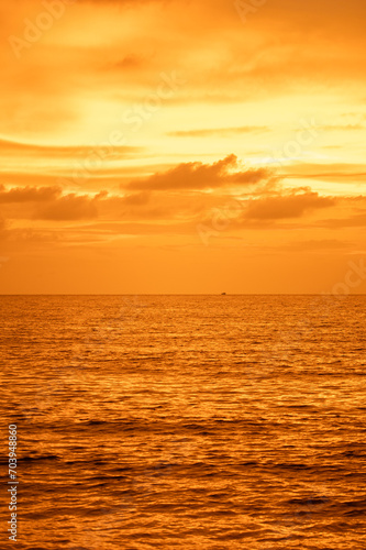 Sunset in Negombo Beach, Sri Lanka