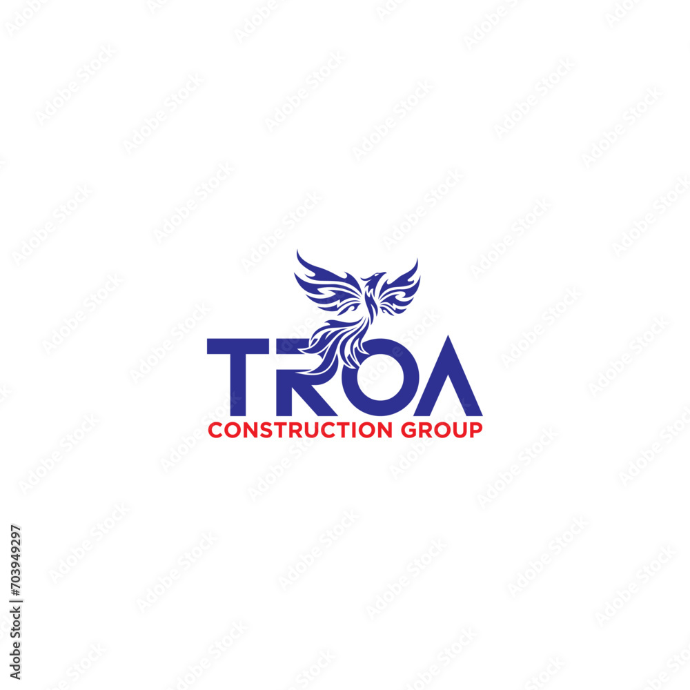 Fototapeta premium The elegant and modern minimalist eagle logo is suitable for a variety of company needs