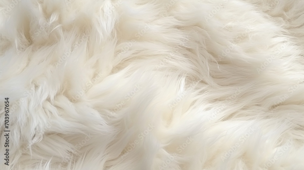 Background picture of a soft fur white carpet.wool.Generative AI Background picture of a soft fur white carpet.wool.Generative AI