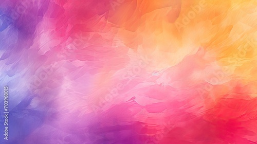 Gold red coral orange yellow peach pink magenta purple blue abstract background. Color gradient, ombre. Colorful, multicolor, mix, iridescent, bright, fun. Rough, grain, noise,grungy. Design