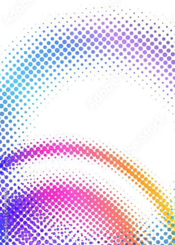 abstract background with halftone