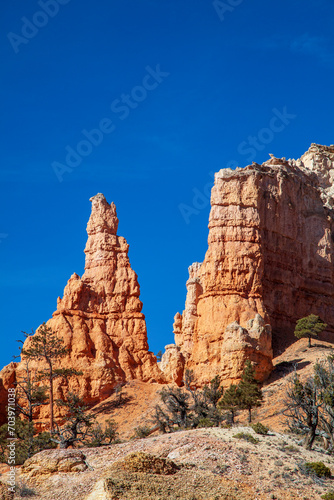 Scenic Winter Landscape in Bryce Canyon National Park Utah