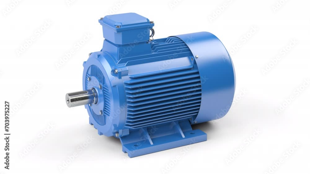 Cross section of Industrial electric motor. Electric motor parts and structure isolated on white Cross section of Industrial electric motor. Electric motor parts and structure isolated on white