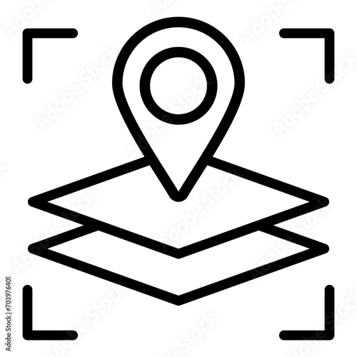 Geographical Information System Icon