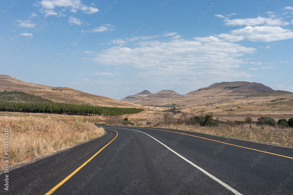 Panorama road near Graskop in South Africa.