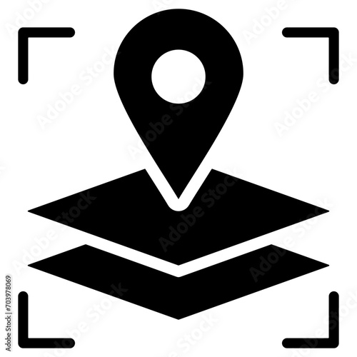 Geographical Information System Icon photo