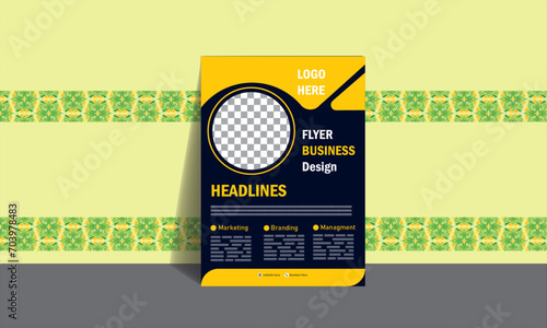 One sided modern flyer design,flyer design template,stylish flyer design