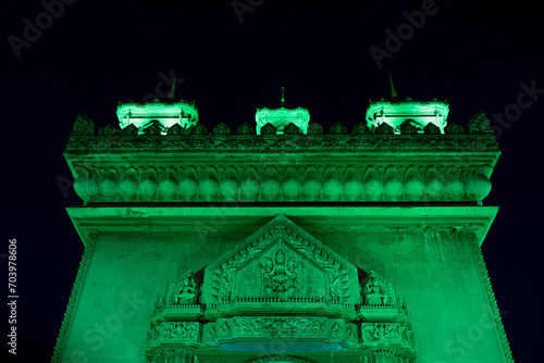 Patuxay Monument, Vientiane,Laos photo