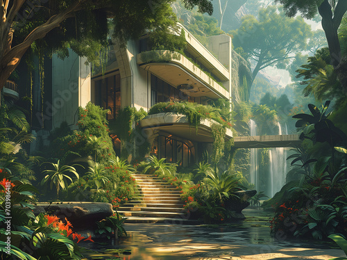 Futuristic Architecture in Nature