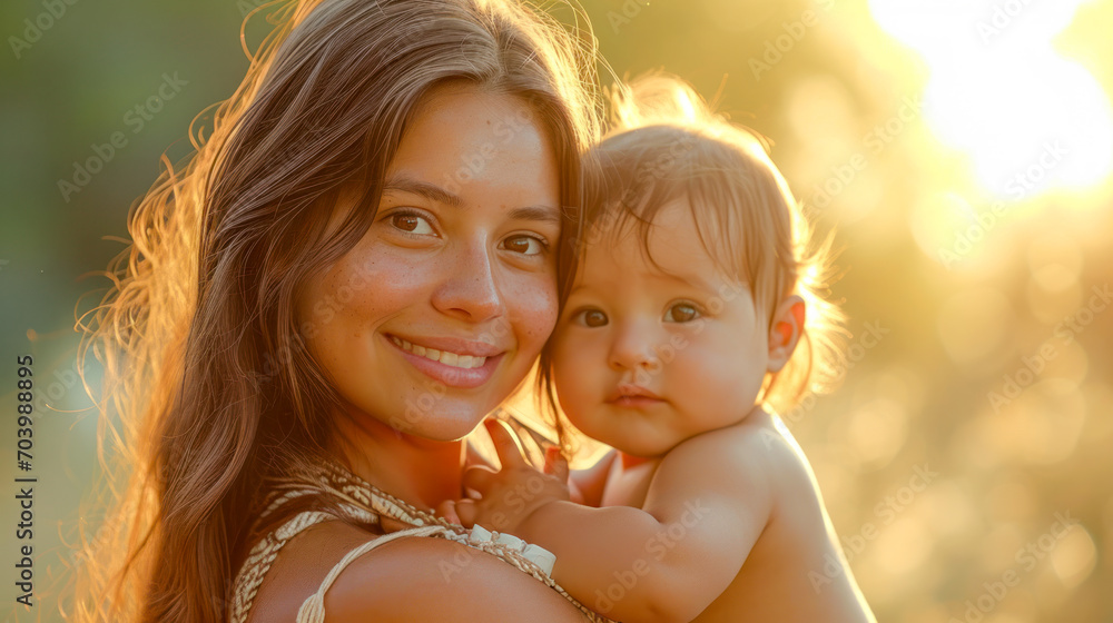 Intercultural a Young Radiant 25 Year old Mother Sharing a Tender Moment with her Baby and both Smiling Warmly Wallpaper Background Brainstorming Family Map Digital Art Magazine Poster Intercultural a Young Radiant 25 Year old Mother Sharing a Tender Moment with her Baby and both Smiling Warmly Wallpaper Background Brainstorming Family Map Digital Art Magazine Poster