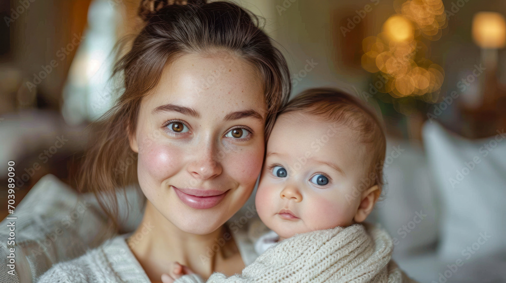 Intercultural a Young Radiant 25 Year old Mother Sharing a Tender Moment with her Baby and both Smiling Warmly Wallpaper Background Brainstorming Family Map Digital Art Magazine Poster Intercultural a Young Radiant 25 Year old Mother Sharing a Tender Moment with her Baby and both Smiling Warmly Wallpaper Background Brainstorming Family Map Digital Art Magazine Poster